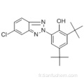 2- (2&#39;-Hydroxy-3 &#39;, 5&#39;-di-tert-butylphényl) -5-chlorobenzotriazole CAS 3864-99-1